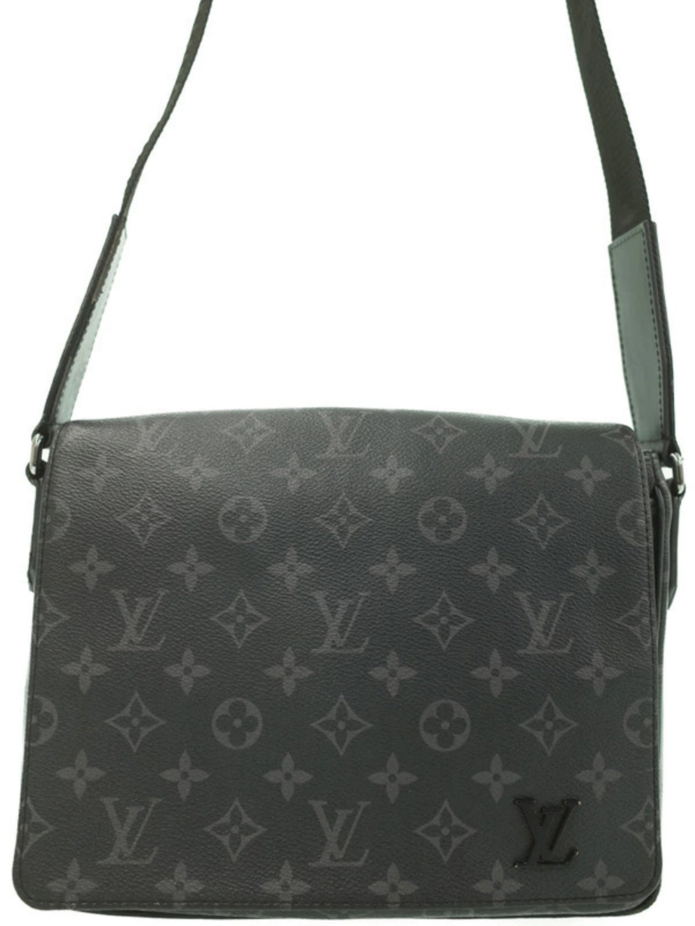 Louis Vuitton Monogram Eclipse Black District Shoulder Bag